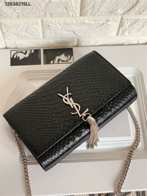 ysl black purse tassel|YSL crossbody bag with tassel.